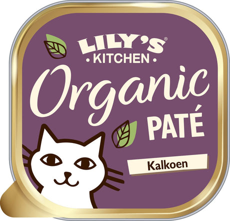 Lilys køkken - kattefoder - vådfoder - økologisk kalkunpaté - 19 x 85 g