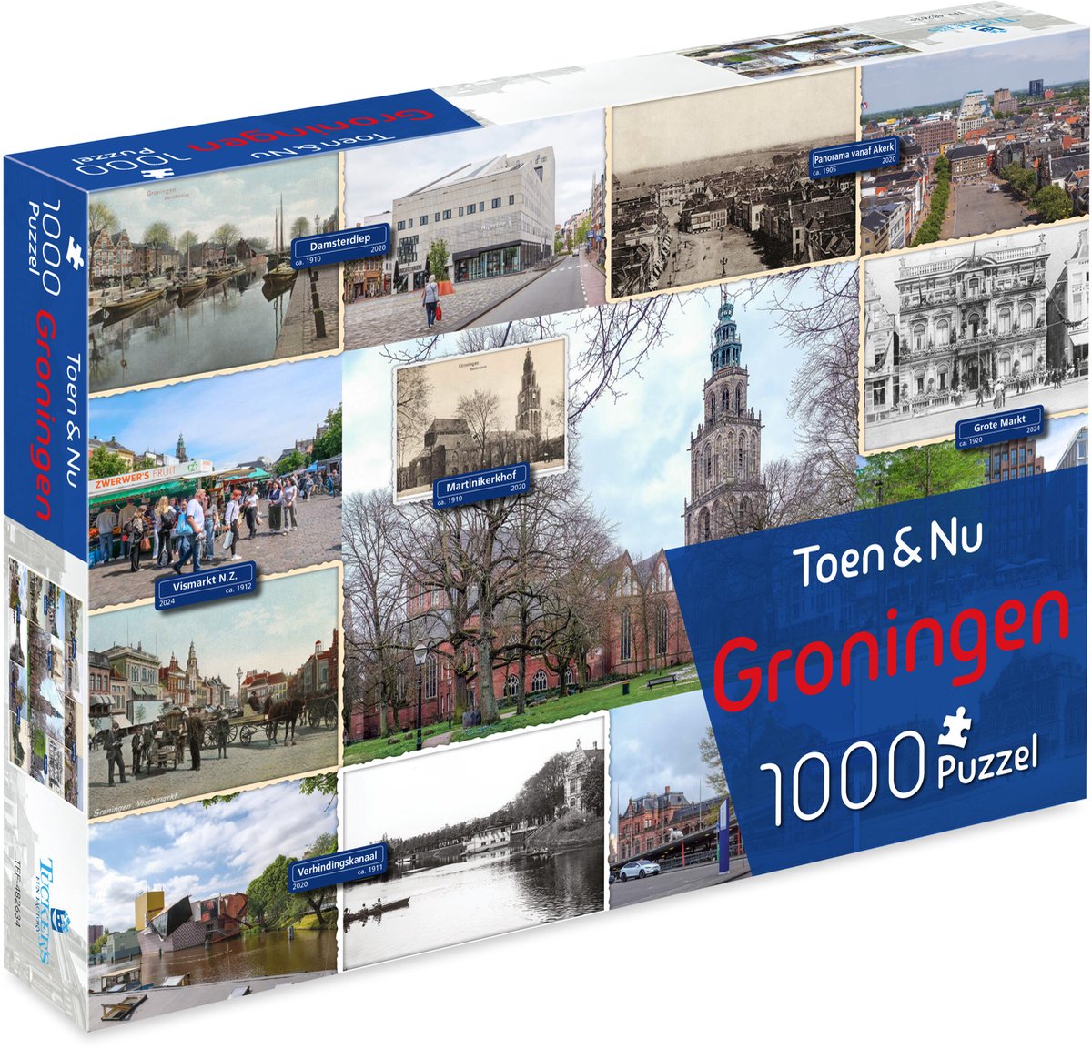 Tucker's fun factory toen nu puzzel - groningen (door fotograaf robert mulder) - 1000 stukjes - legpuzzels