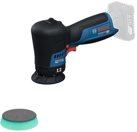 Bosch professionel gpx 12v-77 excentrisk batteripolermaskine 77 mm 12v grundhus - 06019l4000