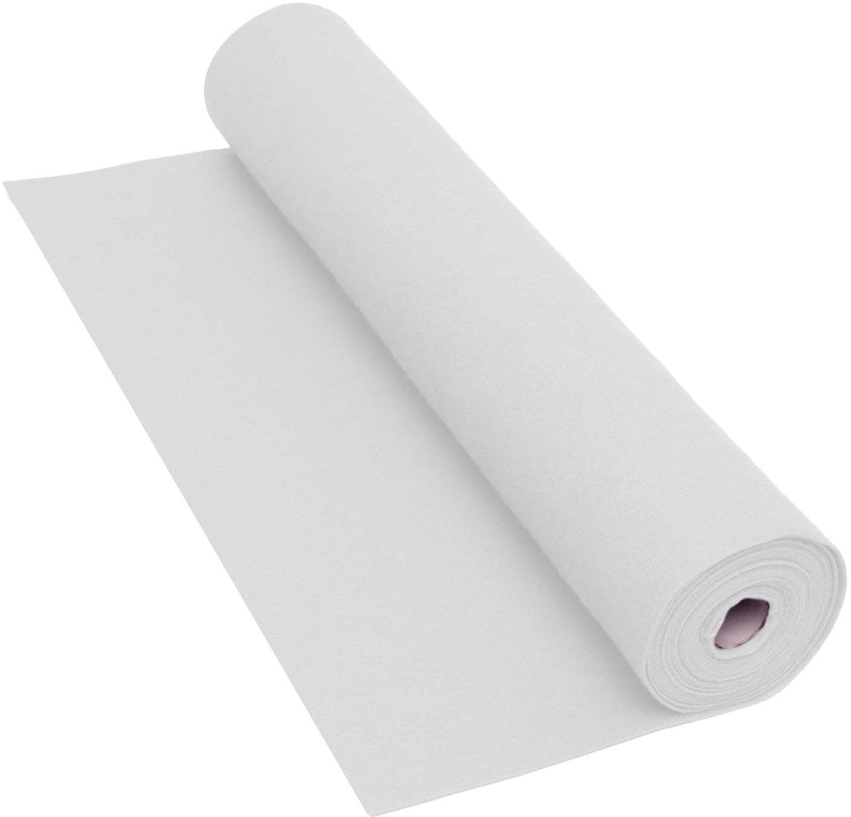 Farver hvid filtrulle håndværksmateriale 160 gsm 5 meter x 45 cm.