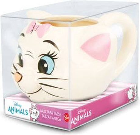 Stor disney animals 3d krus kop aristokats marie 385 ml kopper krus kopper