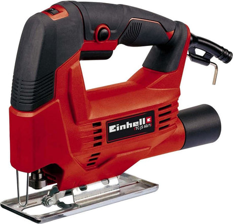 Einhell elektrisk stiksav tc-js 60 1 - 400 w - slagfrekvens 1000-3000 t min - slaghøjde: 18 mm - geringssnit: max. 45°