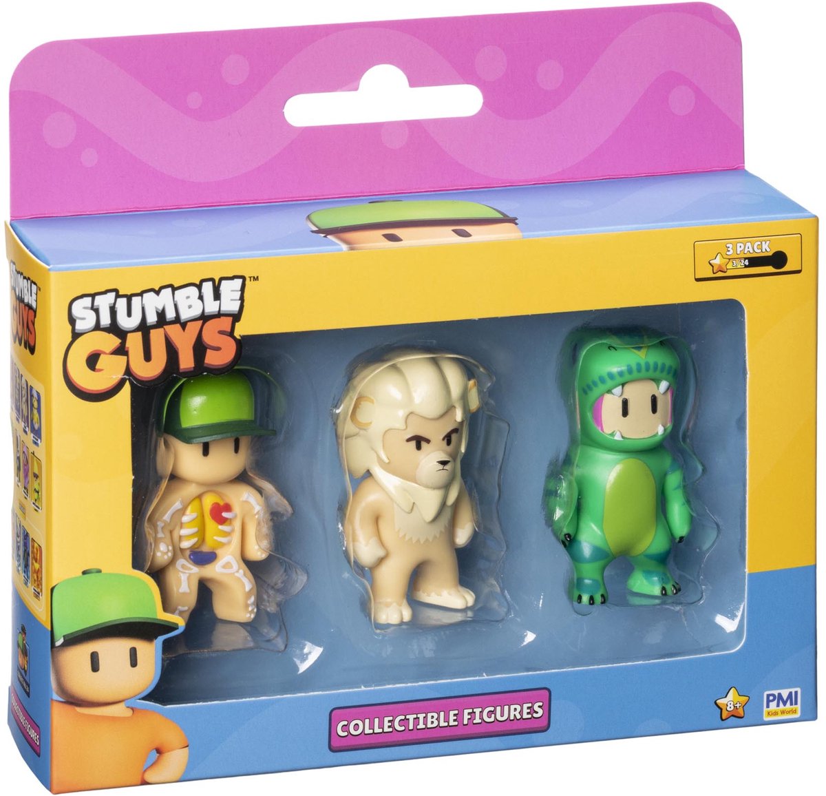 Snuble fyre - figurer - vrangen ud + kiara + t-rex fyr