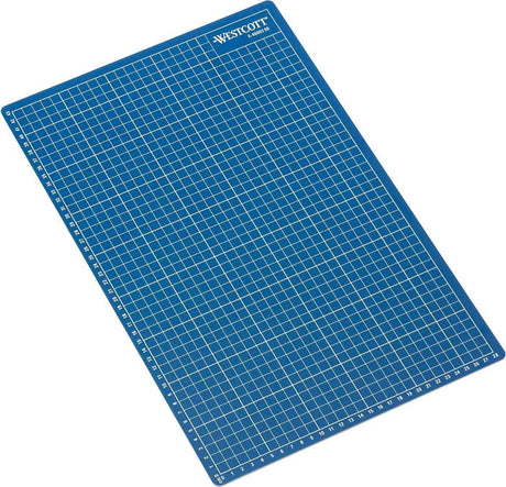 Westcott skæremåtte a3 - 450x300mm - 5-lags - selvhelbredende - blå - ac-e46003