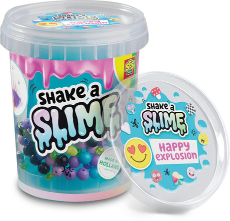 Ses creative shake a slime - happy explosion - slime - glutenfri - let vaskbar - til børn fra 5 år - 200g