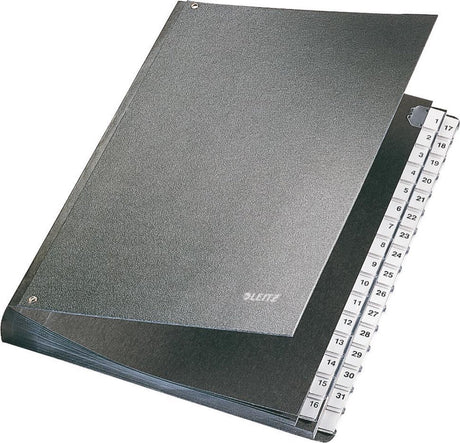 Leitz bureaumap - 1-31 tabs - a4 - zwart