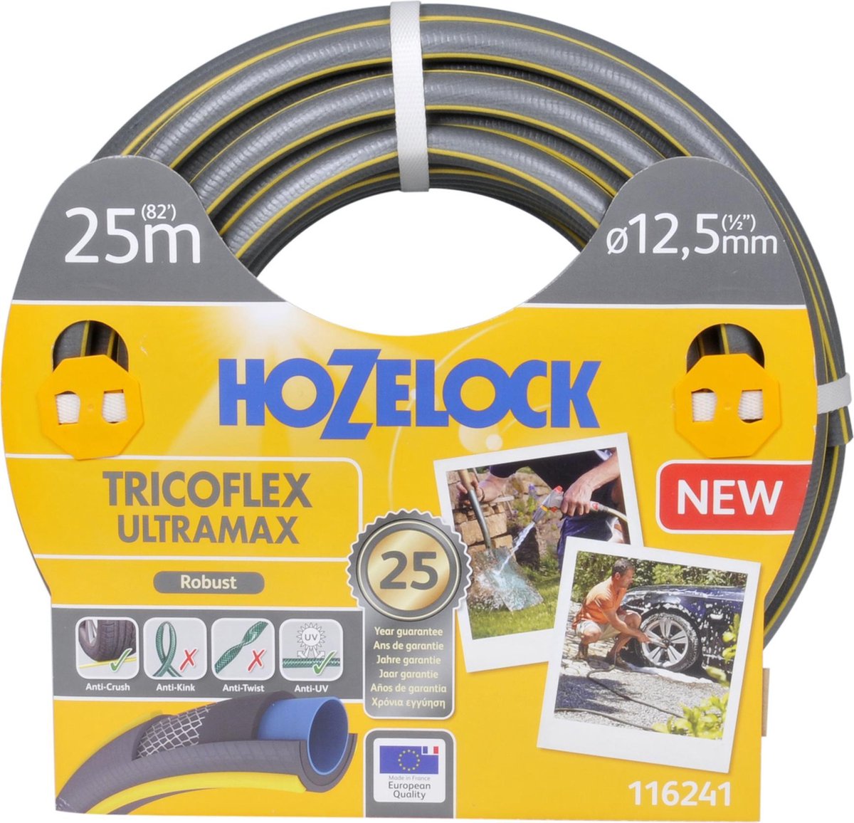 Hozelock tricoflex ultramax slange ø 12,5 mm 25 meter