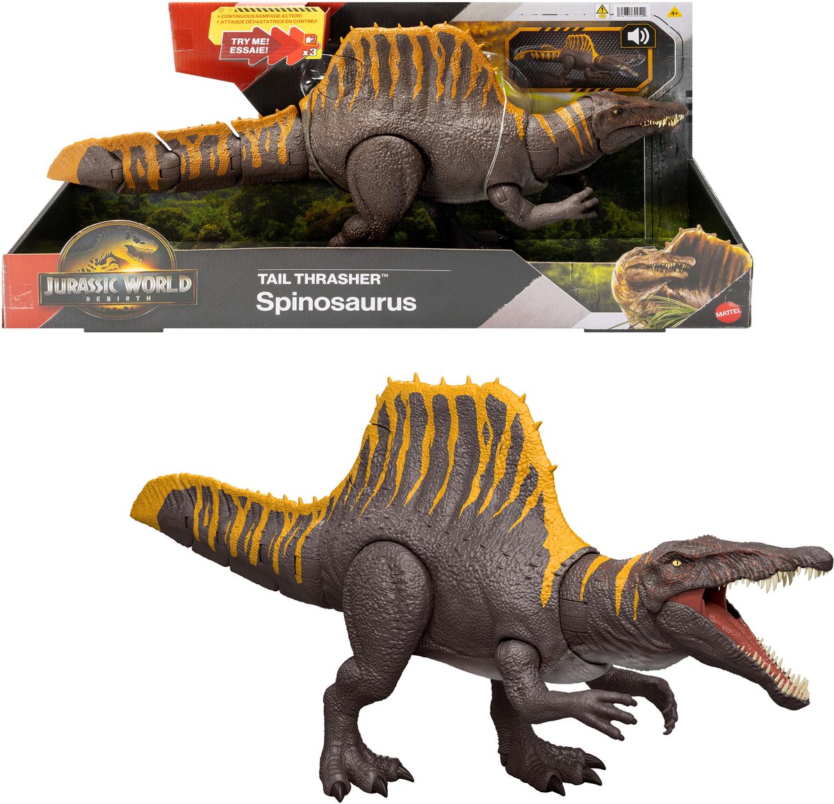 Mattel Jurassic World Rebirth Tail Warrior - Spinosaurus