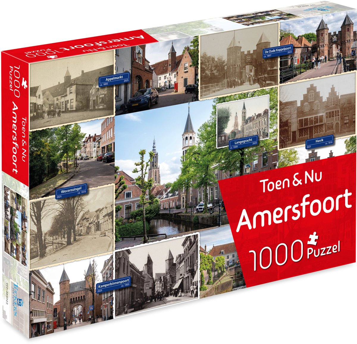 Tucker's fun factory toen nu puzzel - amersfoort (door fotograaf robert mulder) - 1000 stukjes - legpuzzels