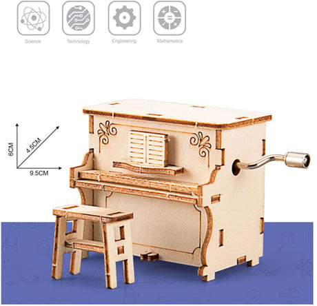 Lobbes speelgoed bv lobbes houten bouwpakket piano - creatief speelgoed voor kinderen.