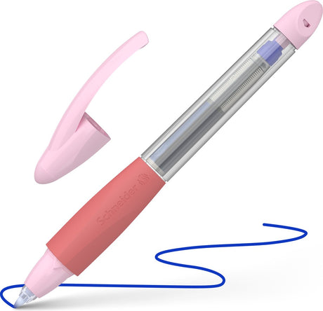 Schneider skriveredskaber schneider rollerball - baseball - nib m - rose-rød - s-188338