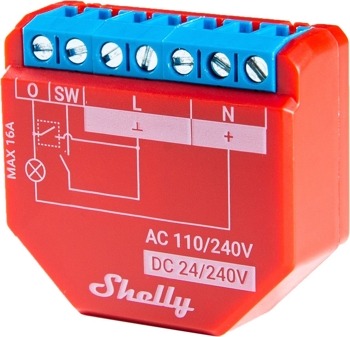Shelly plus 13.00 switching-måleaktuator Bluetooth, WiFi