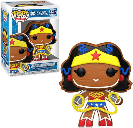 DC Comics Funko Wonder Woman - Ferie 2022 Pop! heroes wonder woman 9 cm samlerfigur - flerfarvet