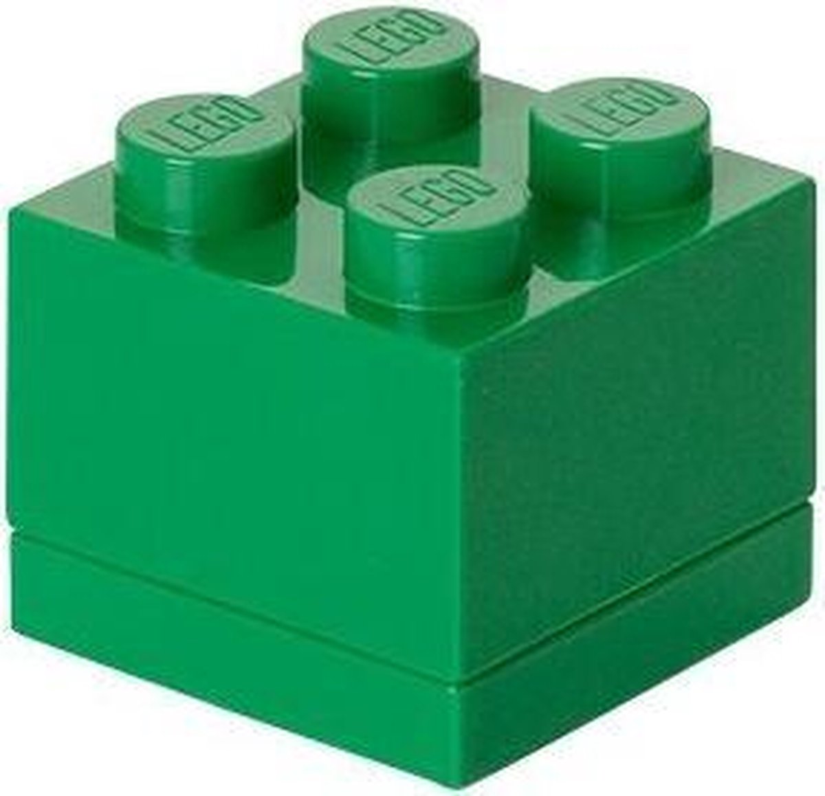 Lego - opbevaringsboks miniklods 4 - polypropylen - grøn