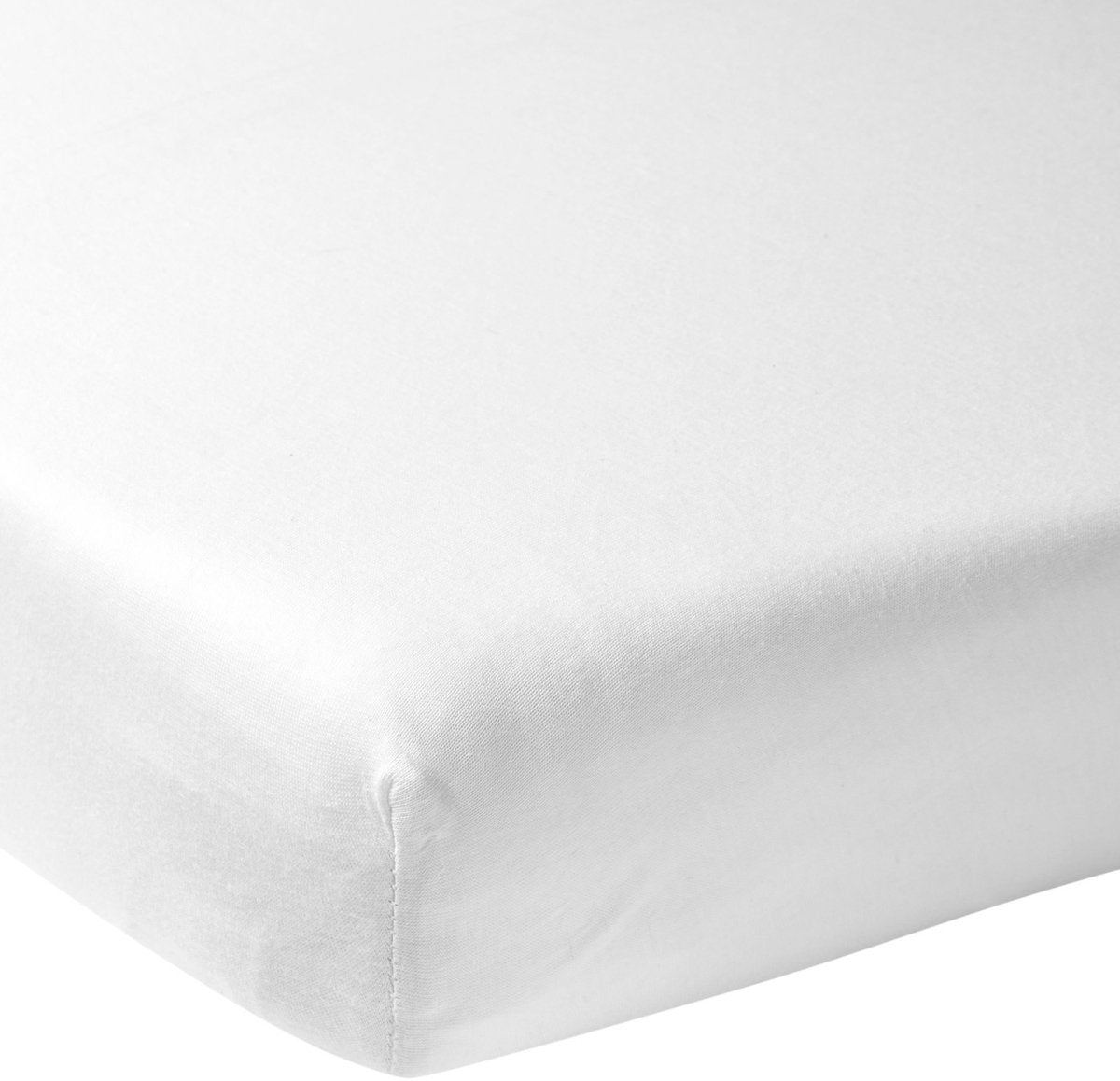 Meyco baby uni sengetøj co-sleeper - hvid - 50x90cm