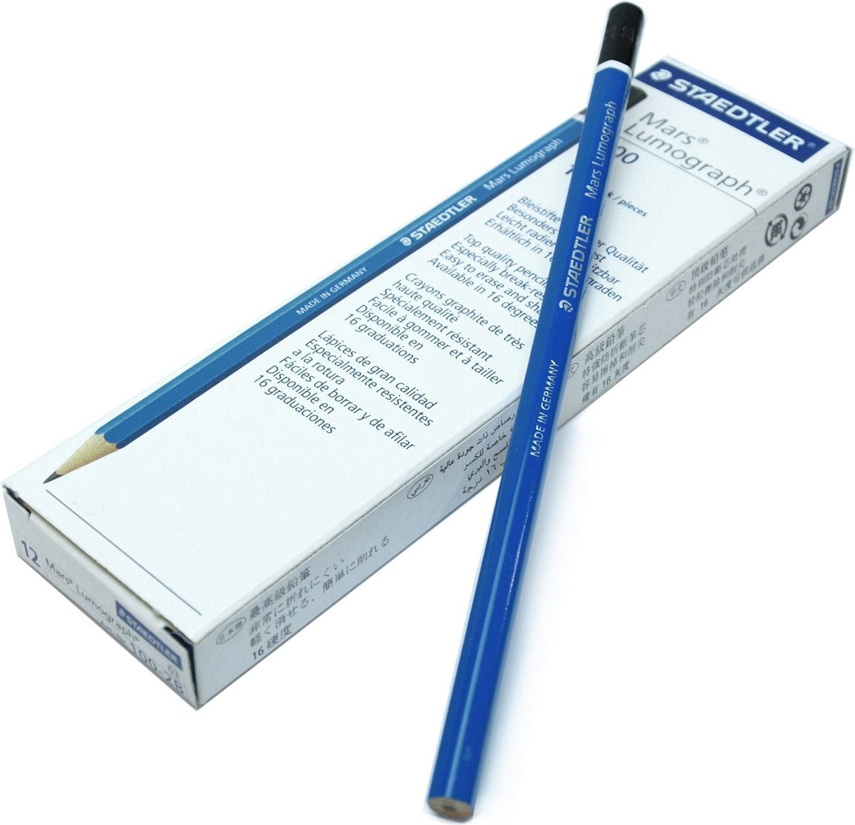 Staedtler mars lumograph blyant 6b 12 stk 100-6b