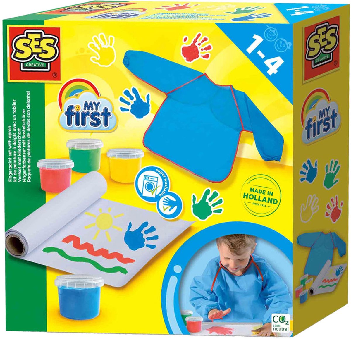 Ses creative ses my first - malersæt med rodeforklæde