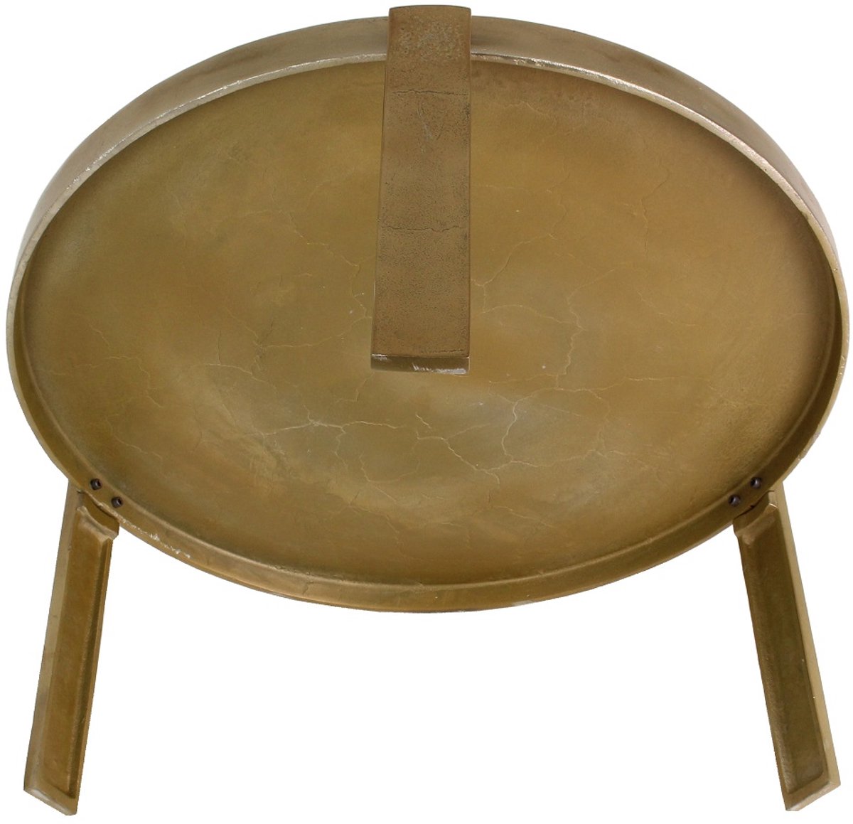 Hd collection tafel aluminium goud 83x83x37cm