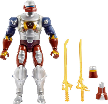 Masters of the universe: revelation masterverse roboto actionfigur 18 cm