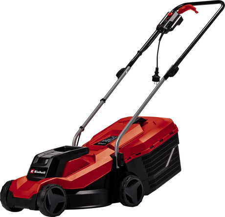 Einhell elektrisk plæneklipper GC-EM 1000 32 - 1000 W - klippebredde: 32 cm - 30 l opsamlingsboks - anbefalet græsareal: op til 300 m² - klippehøjde: 30-70 mm