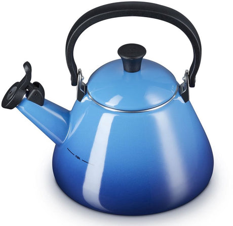 Le Creuset fløjtekedel Kone - azurblå - 1,6 liter - induktion egnet -