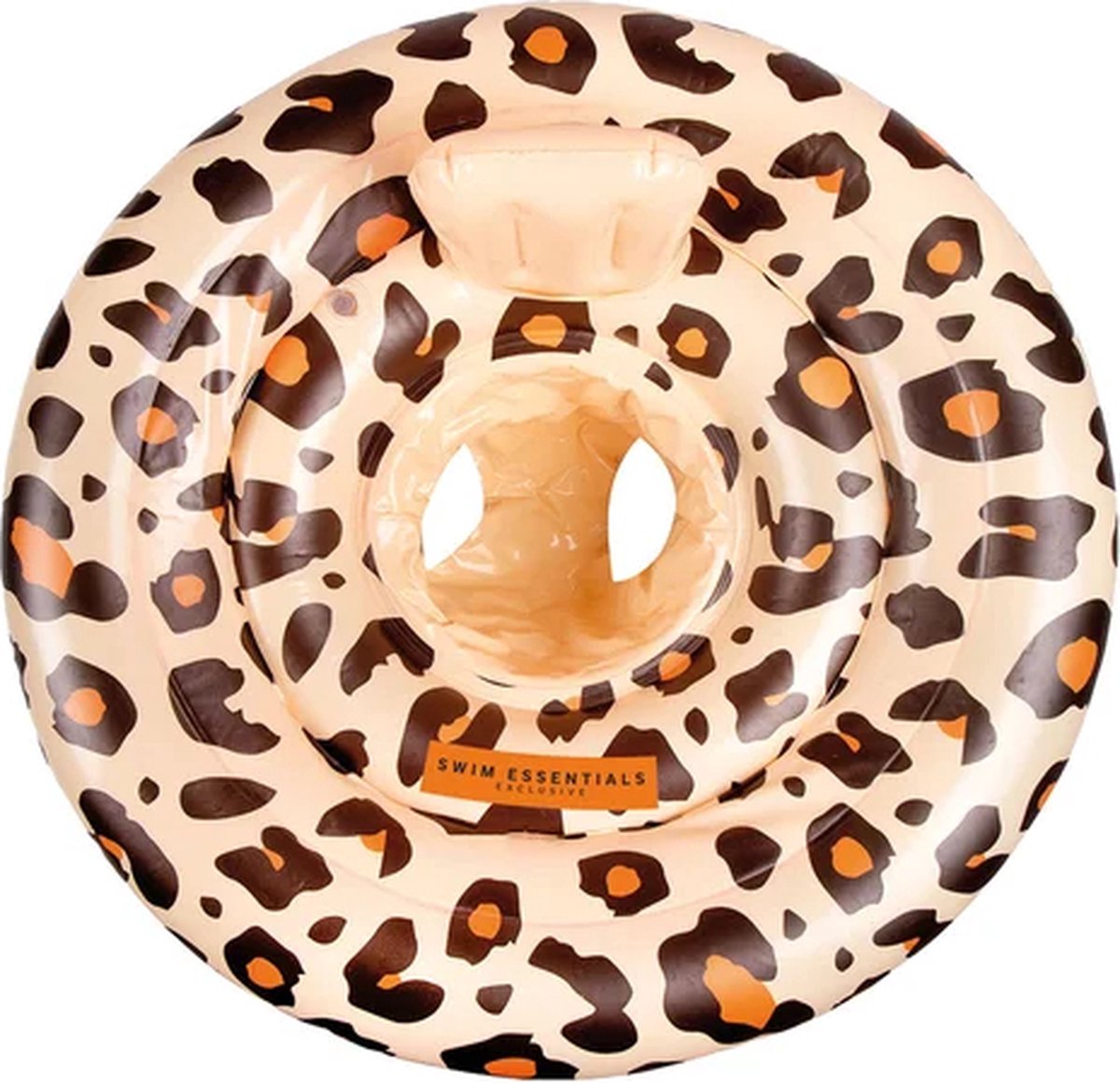 Ubranded sans marque swim essentials eksklusiv baby float beige leopard (0-1 år)