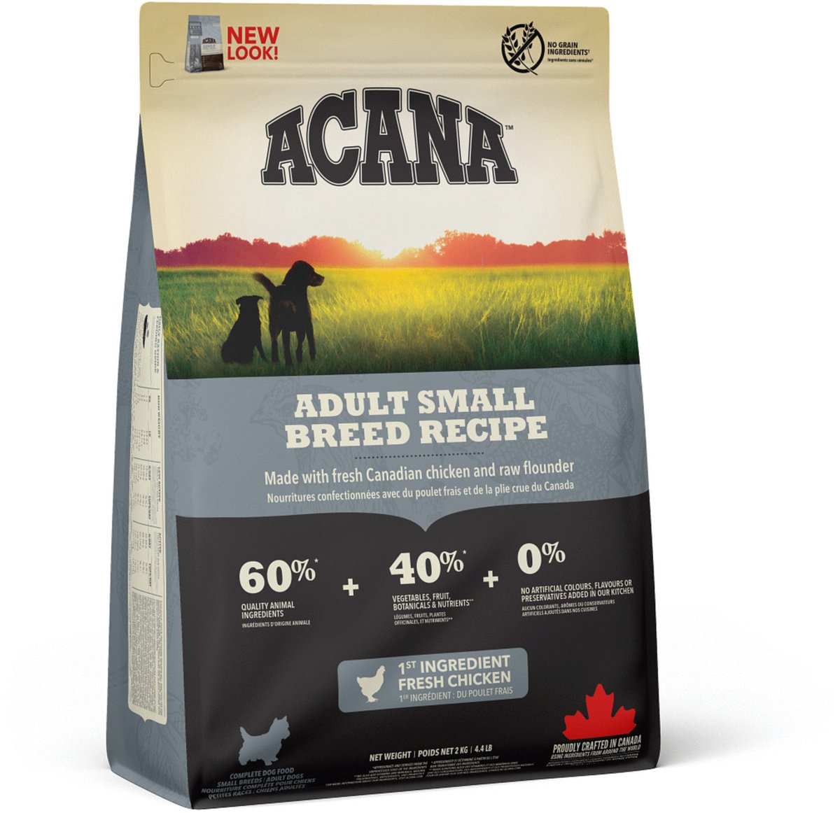 Acana hundefoder - voksen lille race - rig på proteiner, 2 kg