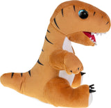 Lumo stjerner krammedyr dino t-rex baby 15cm - plys dinosaurlegetøj.