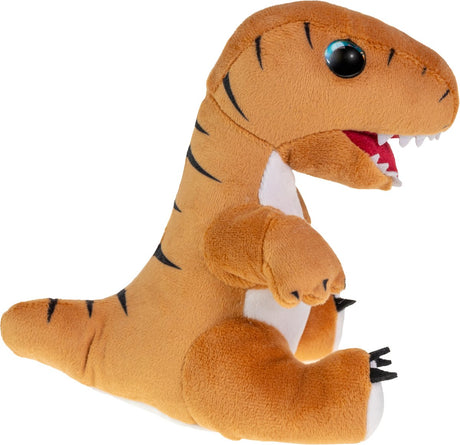 Lumo stjerner krammedyr dino t-rex baby 15cm - plys dinosaurlegetøj.