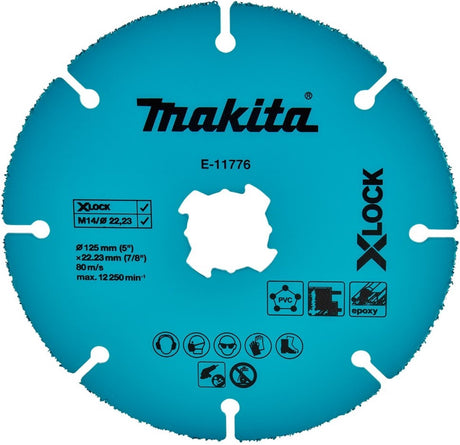 Makita tilbehør skæreskive 125x22,23x2,0 mm - e-11776 e-11776