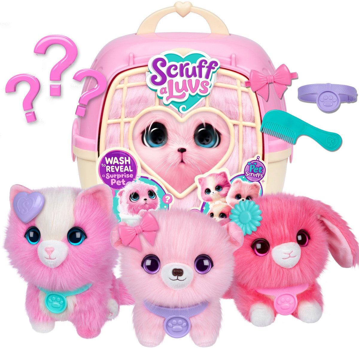 Scruff en luvs mystery pet pink