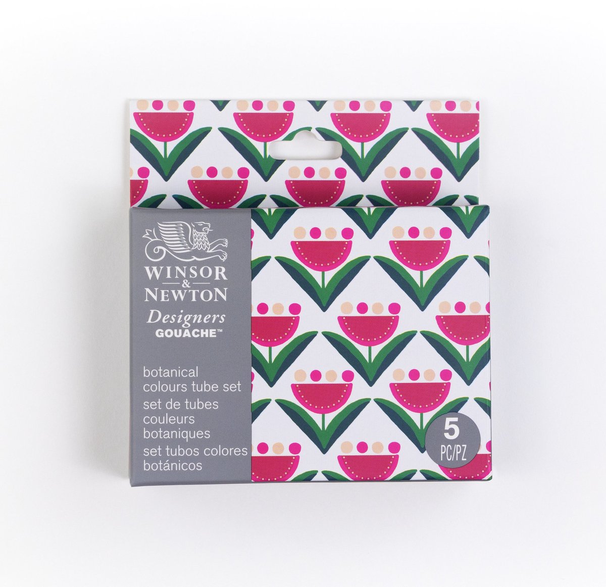 Winsor Newton 0690183 Designer Gouache Botanical Set 5x14ml – Gouache af høj kvalitet til blomster- og botaniske illustrationer