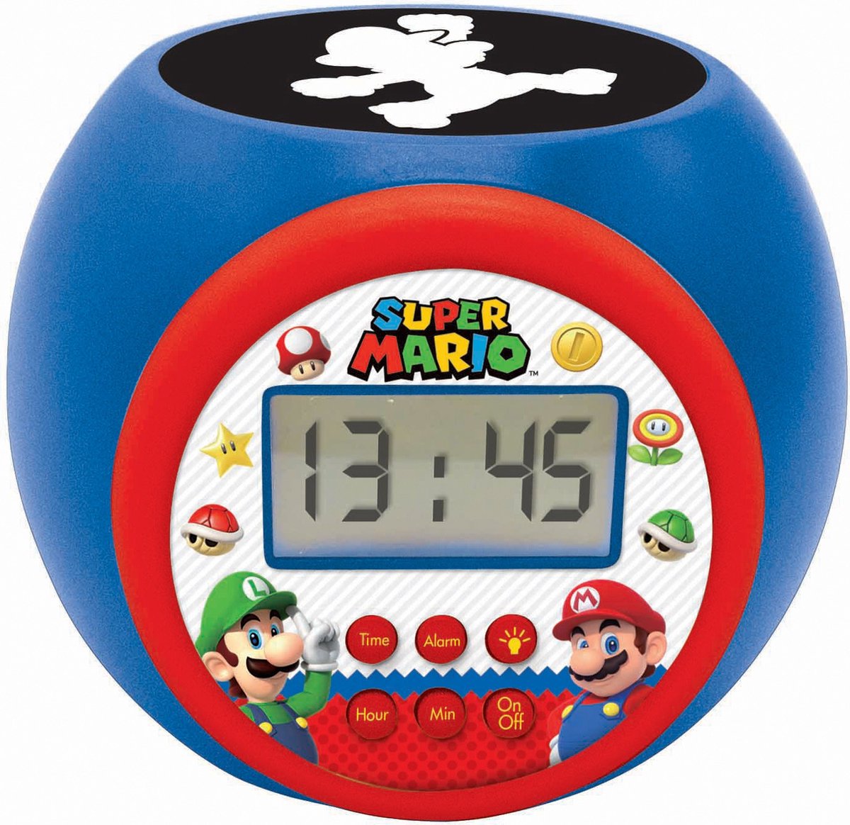 Lexibook super mario projektor vækkeur med timer
