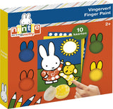 Bambolino Miffy kreativ med fingermaling - kreativ legetøjskunst junior småbørn førskolebørn - fra 2 år - gavetip junior