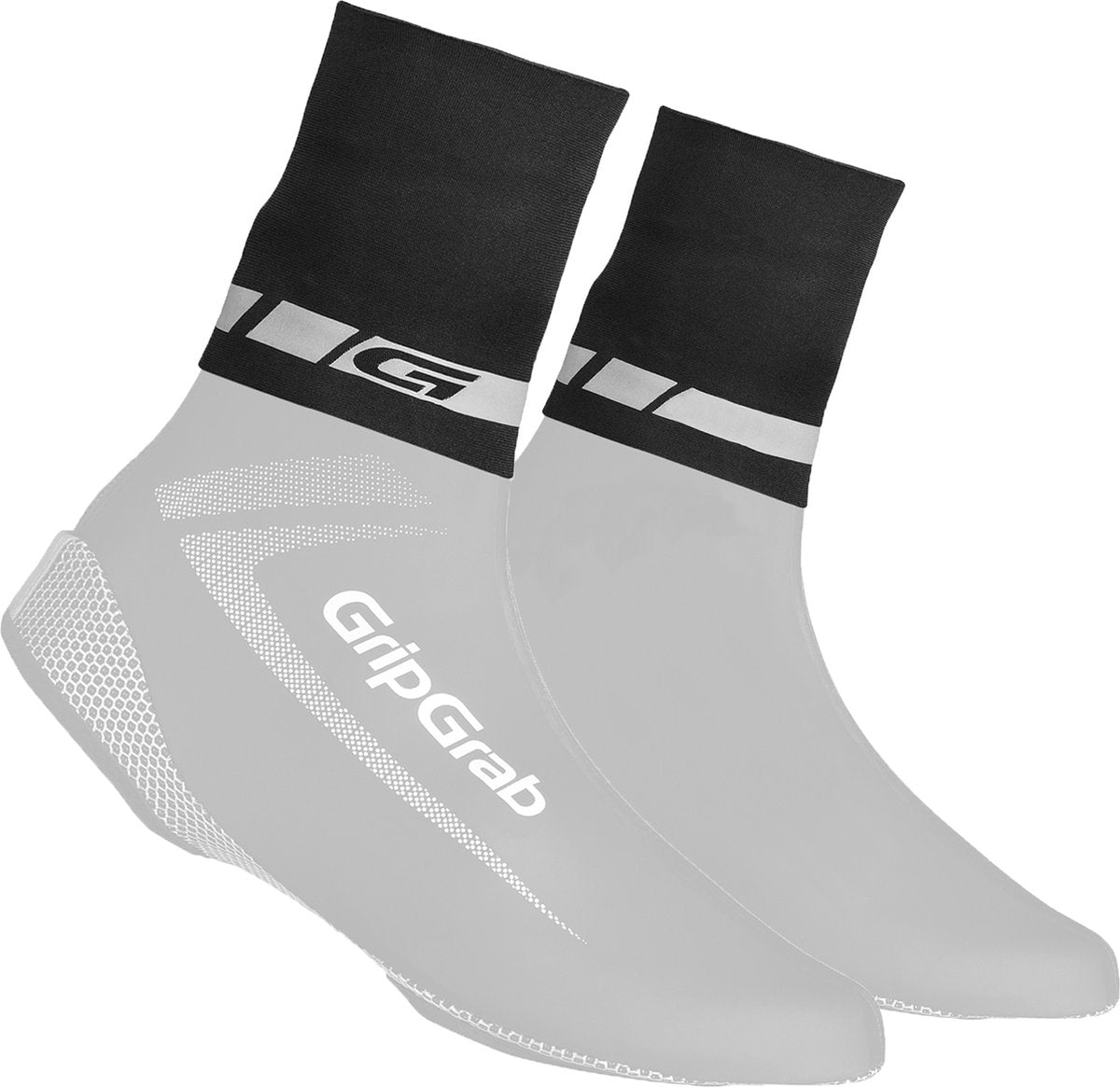 Gripgrab - cyclingaiter regncykelovertrækssko manchetter neoprenmanchetter - sort - unisex - størrelse s m