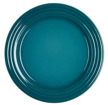 Le creuset morgenmadstallerken desserttallerken - dyb blågrøn - ø 22 cm
