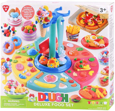 Playgo luksus spise ler sæt - 5 ler potter