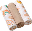Babyono baby ono 3 styks beige hydrofile bleer