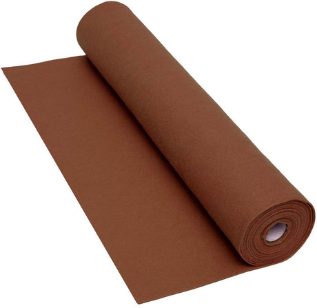 Farver filtrulle brunt håndværksmateriale 160 gsm 5 meter x 45 cm.