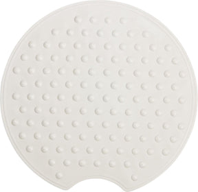 Sælskind rotondo - anti-skrid måtte - 55 cm - gummi - hvid