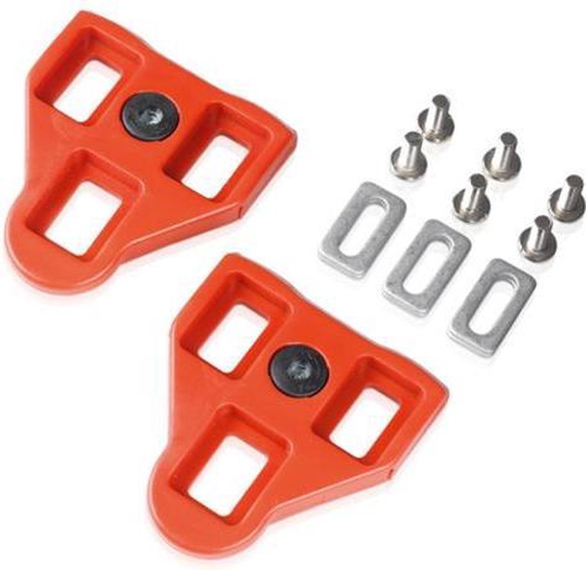 XLC PD-X04 klamper ser Keo pedaler - frigang 9° - rød