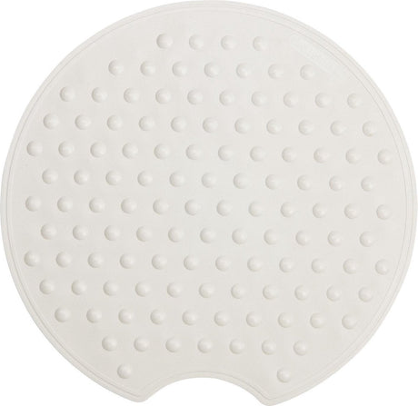 Sælskind rotondo - anti-skrid måtte - 55 cm - gummi - hvid