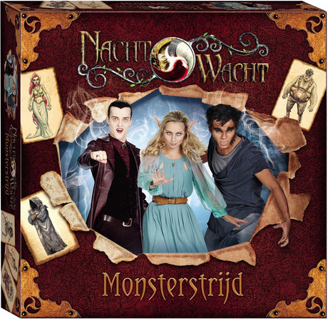 Night Watch brætspil - monster kamp - 1 til 3 spillere