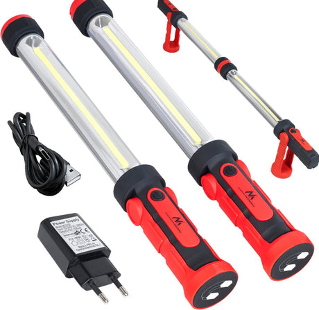 Maclean - værkstedslampe værkstedslampe gålampe led xxl mce230 - med pendel og magnet