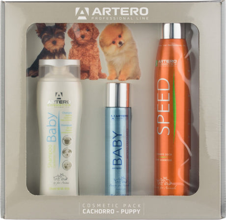Artero - komplet hundeplejepakke - hvalpe - 3 stk