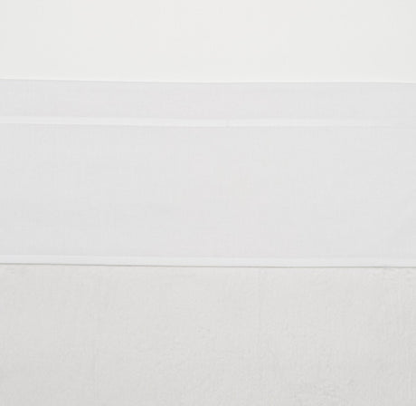 Meyco babypiping tremmeseng - hvid - 75x100cm - 0,3 tom