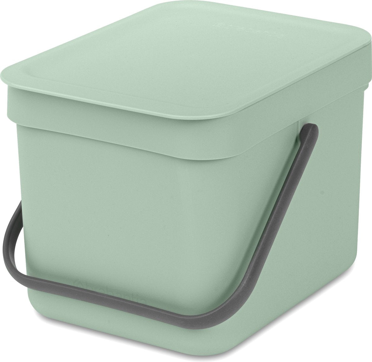 Brabantia sort go affaldsspand - 6 liter - jadegrøn