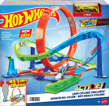 Hot Wheels Action Cyclone Looping Sæt - Racerbane