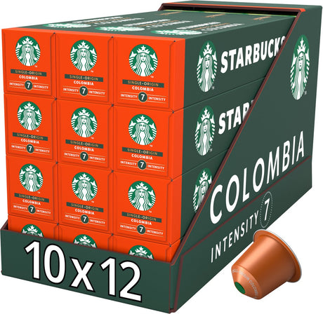 Starbucks by nespresso kapsler colombia - 10 kaffekopper x 12 æsker