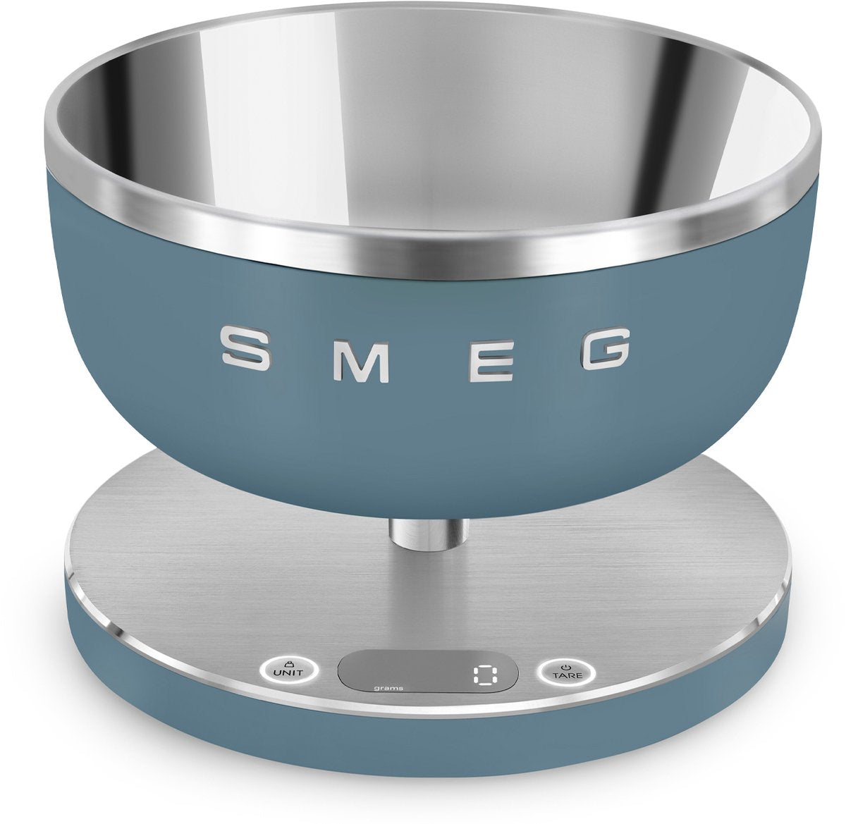 Smeg ksc01sbmww - digital køkkenvægt - storm blå - collezione